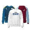 Felpa sportiva con cappuccio sublimata